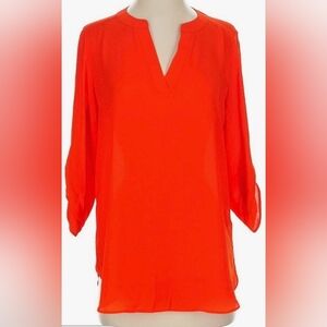 Chaus Vibrant Orange Women's Blouse